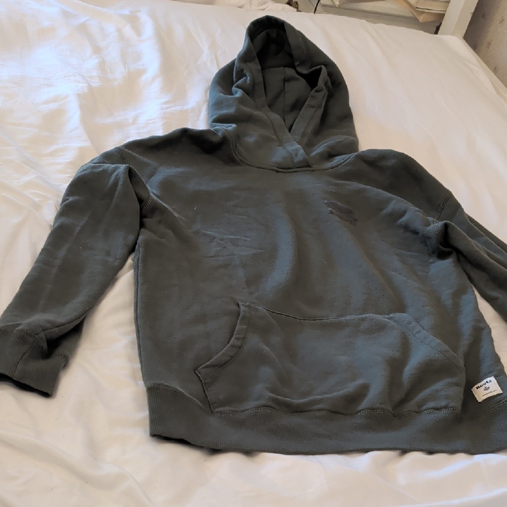 Roots Men's Olive Hoodie Sweater